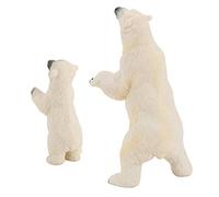 Naroote Juguete Modelo, Plástico Colectivo Lindo Decorativo 2 Piezas Modelo Educativo de Figura Animal para para Exhibición (Dos Juegos de 172g)