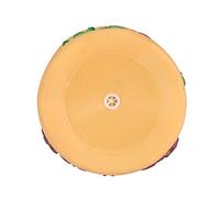 Naroote Juguete para Mascotas con Forma de Hamburguesa con Sonido Chirriante para Perros, Juguete Saludable y No Tóxico para Reducir la Soledad, Adecuado para Dueños de Mascotas, Material Ecológico