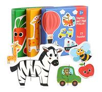 Naroote Juguetes de Rompecabezas, Juguete de Cartas de Juego de Largo Tiempo de Servicio, para bebé (Frutas y Vegetales)