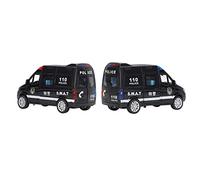 Naroote Juguetes para Niños, Simulación de 5 Puertas Aleación Auto Toys M 140mAh Batería Colores Animados Elegantes para Niños para (Vehículo Especial de policía)