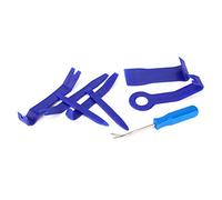 Naroote Kit de 8 Uds de Embellecedor Interior de Coche, Herramienta de Reparación de Extracción de Navegación de Audio para Extractor de Clavos de Automóvil ABS Azul de 6" para Coche (Blue)