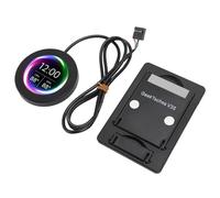 Naroote Kit de Actualización de Monitor de Temperatura de Computadora AIO Ultrabrillante de 2,1 Pulgadas para Sistemas de Refrigeración por Agua, Rastreador de Enfriador de CPU para Jugadores de PC