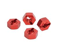 Naroote Kit de Buje Hexagonal de Rueda de Actualización Universal de Aleación de Aluminio para Automóvil Senton 1/10 RC, Buje de Montaje Hexagonal de Rueda de Metal Duradero para un Rendimiento