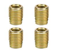 Naroote Kit de Inserto de Rosca de Acero Al Carbono, Duradero y | 20 piezas, cincado amarillo, alta resistencia a la tensión, resistente a vibraciones, fácil instalación