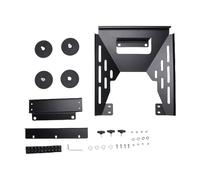 Naroote Kit de Montaje Plano Magnético Apto para Mini Antena Parabólica, 4 Imanes Kit de Montaje en Techo de Coche de Liberación Rápida para Coches Barcos Camiones Negro