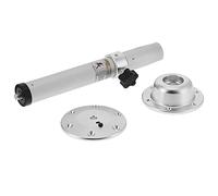 Naroote Kit de Pedestal de Mesa de Aluminio Ajustable con Diseño Elegante para Caravana, Autocaravana, Yate