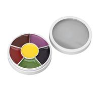 Naroote Kit de Pintura Facial Colores Brillantes Maquillaje Profesional Fácil de Limpiar para Fiestas de Halloween 30ml