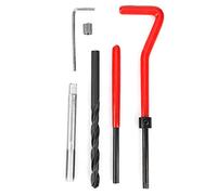 Naroote Kit de Reparación de Roscas Juego de Machos de Roscar M6x0.75 de Acero Inoxidable Duradero para Inserto de Reparación de Roscas Hembra, para Aparamenta de Alto Voltaje, Comunicación por