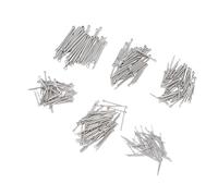 Naroote Kit Surtido de 410 Pasadores de Chaveta, 6 Tamaños Diferentes, Kit de Cierre de Llave con Clip de Chaveta, Pasadores de Hardware de Forma Recta con Diseño Resistente, Ideal para Camiones