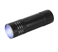 Naroote Lámpara de Vela para Huevos, Probador de Luz Fría de Alta Intensidad para Huevos de Aves de Corral, Probador de LED Brillante, Ideal para Incubación de Pollos, Patos, Codornices y (BLACK)