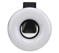 Naroote Leen Macro LED, Clamp/Holder de Carga USB 3 Modos de Luz Macro Light Movie para Fotografía de Joyería (Black)