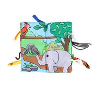 Naroote Libros Suaves, Libro Interactivo para bebé, Estimulación Sensorial, de Tela para bebé, de Tela, Colorido, para Dormir, Baby Shower ((bosque))