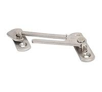 Naroote Limitador de Ventana de Acero Inoxidable, Bloqueo de Seguridad para Niños, Bloqueo de Resorte de Giro Múltiple para Ventana Corrediza Abatible, Instalación en el Lado Izquierdo, Apertura de