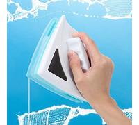 Naroote Limpiador de Ventanas Magnético, Herramienta de Doble Cara para una Limpieza Eficiente de Vidrio en Hogares y Oficinas, Plástico Duradero, Grosor de 0,2 a 0,6 Pulgadas