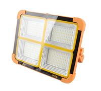 Naroote Luz de Trabajo Solar Portátil LED Recargable 200W 4800mAh 15000LM con Batería 4 Modos para Taller Sitio de Construcción