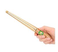 Naroote Mandril de Calibre de Anillo, Varilla de Medición Precisa para Herramienta de Joyería, Tamaño Hongkong, Material de Cobre Chapado en Oro Duradero para Cualquier Joyero, 1 Mandril de Anillos