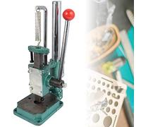 Naroote Máquina de Prensado Manual Prensa Punzonadora Manual de Alta Resistencia para Piezas Pequeñas, Ideal para Prensar, Moldear, Remachar, Doblar, para Ropa, Bolsos, Hierro Fundido (Cabeza