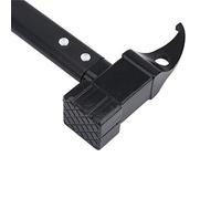 Naroote Martillo de Marco Metálico de Alta Resistencia para Exteriores, Extractor de Clavos con de Goma Antideslizante para Acampar, 5 Pulgadas