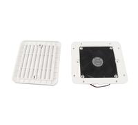 Naroote Material ABS de, Ajuste Lateral para Ventilador de Ventilación, Ventilador de Ventilación Premium para Vehículos Recreativos, Remolques y Barcos