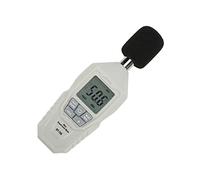 Naroote Medidor de Nivel de Sonido Mini Pantalla Digital Probador de Decibelios Preciso para Medición de Ruido Ambiental ABS de