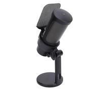 Naroote Micrófono para Juegos, Condensador de Micrófono USB para PC con Ganancia de Volumen Ajustable para Grabación y Transmisión en, Diseño de Metal (Black)