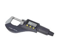 Naroote Micrómetro, Pinzas Digitales de 0.001 Mm Micrómetro Digital Fuera de la Herramienta de Medición de Calibrador de Calibrador Herramienta de Medición de Espesor del Maquinista de (0-25 mm)