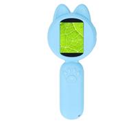 Naroote Microscopio Digital para Niños, Microscopio para Niños Robustos Abdominales (Blue)