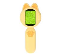 Naroote Microscopio Digital para Niños, Microscopio para Niños Robustos Abdominales (Yellow)