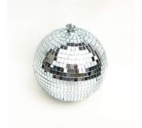 Naroote Mini Bola de Espejo Colgante de Discoteca, Adorno Clásico de Reflejo de Luz, Patrón Brillante para Decoración de Fiestas, Material de Vidrio de Espuma, 1 Bola de Discoteca Colgante para