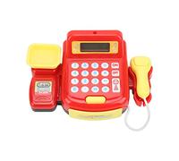 Naroote Mini Caja Registradora de Juguete para Niños con Juego de Monedas de Simulación para Juegos de Simulación, Educación para Edades de 3 Años en Adelante, Hecha de Plástico Duradero