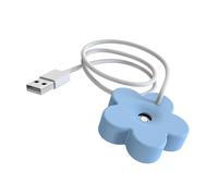 Naroote Mini Humidificador Atomizador Ultrasónico Portátil para el Hogar y la Oficina, Funcionamiento Silencioso y Apagado Automático de 8 Horas, Mini Pulverizador Hidratante USB para Escritorio