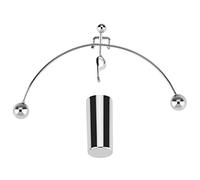 Naroote Mini Juguete de Equilibrio de Acero Inoxidable, Juguete de Equilibrio de Arte Cinético para Levantador de Pesas, de Psicología Científica Descompresiva, Ideal para Decoración de Oficina en