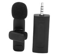 Naroote Mini Micrófono de Solapa Inalámbrico, Sonido Estéreo HiFi Profesional para Grabar Entrevistas y Transmisiones en