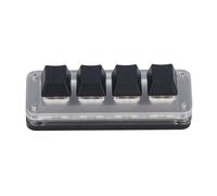 Naroote Mini Teclado Programable, Mini Teclado Plug and Play de 4 Teclas para Oficina