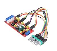 Naroote Módulo Amplificador de Potencia de Preamplificador de Doble Chip NE5532 para Control de Tonos Graves de Rango Medio Agudo, Fácil Instalación para Entusiastas del Audio, Material PCB