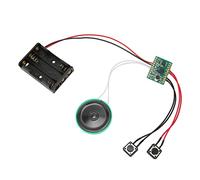 Naroote Módulo de Tarjeta de Felicitación, Chip de Grabación de Voz Multiusos, Altavoz Soldado Grande, Manualidades de Juego en Bucle para Caja de Regalo