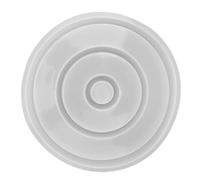 Naroote Molde de Caja de Lápiz Labial de Silicona, Soporte Organizador de Resina Circular DIY para Entusiastas del Maquillaje, Material de Silicona Duradero de