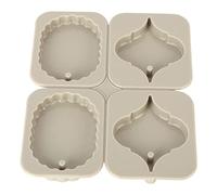 Naroote Molde de Silicona para Colgante de Coche, Duradero para el Hogar, Tienda de Artesanía, Decoraciones Hechas a Mano, Molde de Cera Decorativo Reutilizable para Velas, Tabletas de Cera de (En