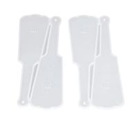 Naroote Moldes de Forma de Ventilador Plegable de Silicona, Molde de Silicona de Ventilador Plegable 2pcs de Producción de Bricolaje Reciclable de de para Fiesta de Cumpleaños de Navidad