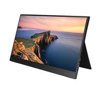 Naroote Monitor IPS Portátil Pantalla Ancha Pantalla de Computadora Resolución 16: 9 1920 X 1080 14 Pulgadas 178 Grados con Cubierta Magnética para Teléfono (Enchufe de la UE)