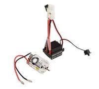 Naroote Motor Cepillado 540 320A ESC Cepillado, Rodamiento Bidireccional Gran Torsión 7.4V Motor ESC Kit Operación Silenciosa de Baja Fricción para Coche RC (29T)