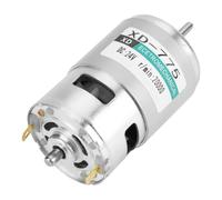 Naroote Motor de CC con Cepillo de bajo Ruido y Alta Velocidad XD-775 con Rodamiento de Bolas Doble para Perforadora de Mesa, Momento de Fuerza de 20000 Rpm, Automóvil con Batería (24V20000rpm)