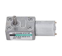 Naroote Motor de Engranaje de CC CW CCW Regulación de Velocidad de Bloqueo Automático Motor de Reducción de Engranaje Helicoidal de Microturbina 12 V para Equipos de Automatización (#12)