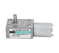 Naroote Motor de Engranaje de CC CW CCW Regulación de Velocidad de Bloqueo Automático Motor de Reducción de Engranaje Helicoidal de Microturbina 12 V para Equipos de Automatización (#16)