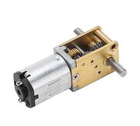 Naroote Motor de Engranajes Eje Doble Eficiente, Estable y de bajo Ruido para Máquina Etiquetadora, Cortina de Control Remoto Motor de Engranajes CC de Aleación de Zinc y Latón (DC6V 150RPM)