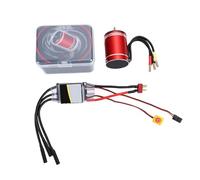 Naroote Motor sin Escobillas RC y Combo ESC, Motor sin Escobillas de Alta Velocidad 3650 5600KV 75A ESC Set con Prueba de Agua y Antipolvo para 1/10 1/8 RC Car Boat
