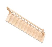 Naroote Muebles en Miniatura, 1 a Escala Accesorios de Casa de Muñecas 1/12 con Material de Abedul Casa de Escaleras para Colgar en la Pared con una Altura de 22-25 Cm/8.7-9.8in (Pasamanos)