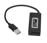 Naroote Multímetro USB, Probador de Voltaje USB de Alta Precisión 3-15V 0.05A-3.50A 50mA-3500mA para Bancos de Energía