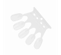 Naroote Nail Art Color Display 4 Colores 50 Piezas Consejos de Práctica de Gel de Esmalte de Manicura para Uso Profesional o Doméstico Material Plástico Ideal para Exhibición, Práctica y Paleta de