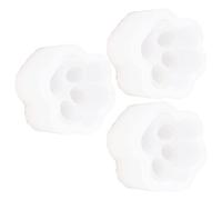 Naroote Naroote Molde de Silicona con Forma de Pata de Gato, Flexible, Alta Elasticidad, para Hornear Joyería, Collar, Llavero, Manualidades, 3 uds.